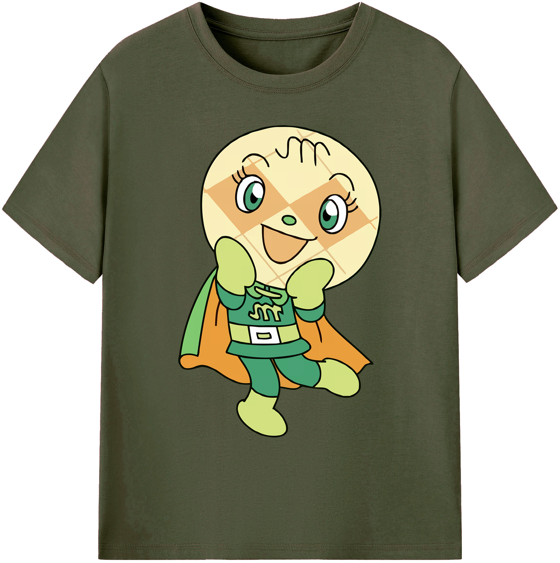 （画像用） アンパンマン Anpanman 綿100％ メンズ半袖Tシャツ｜肌触りやわらか＆通気性